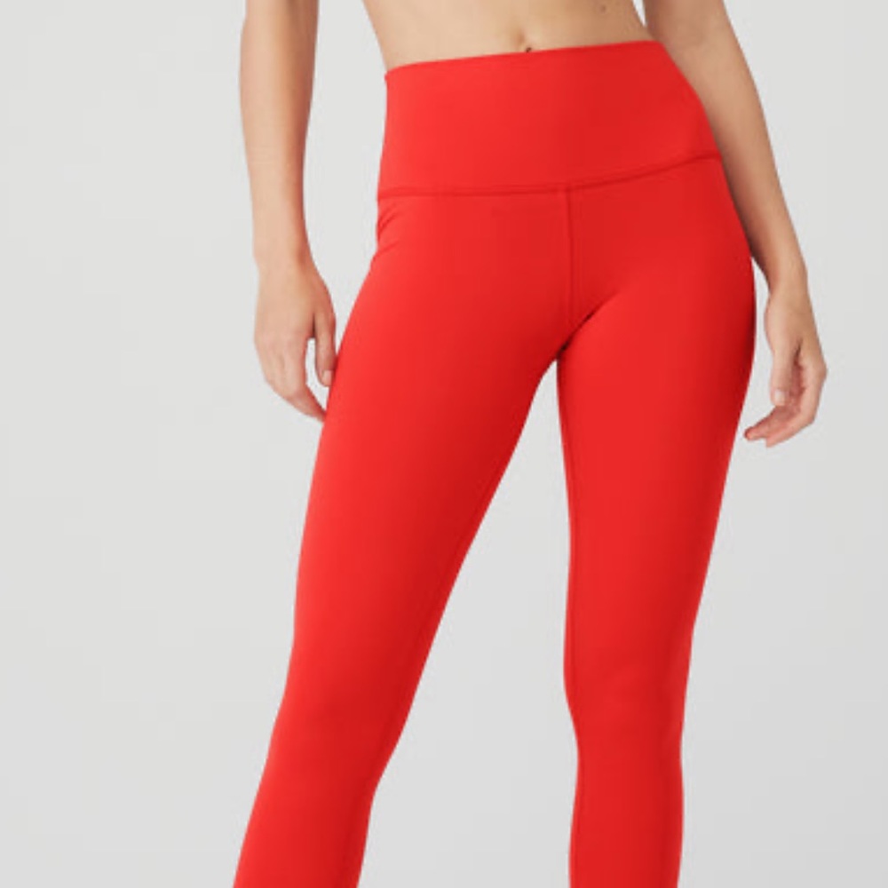 🦋 alo red butter soft leggings size xxs